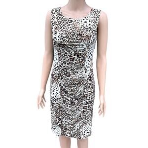 Calvin Klein Beige Knitted Dress Women Sz 4 Gently Used